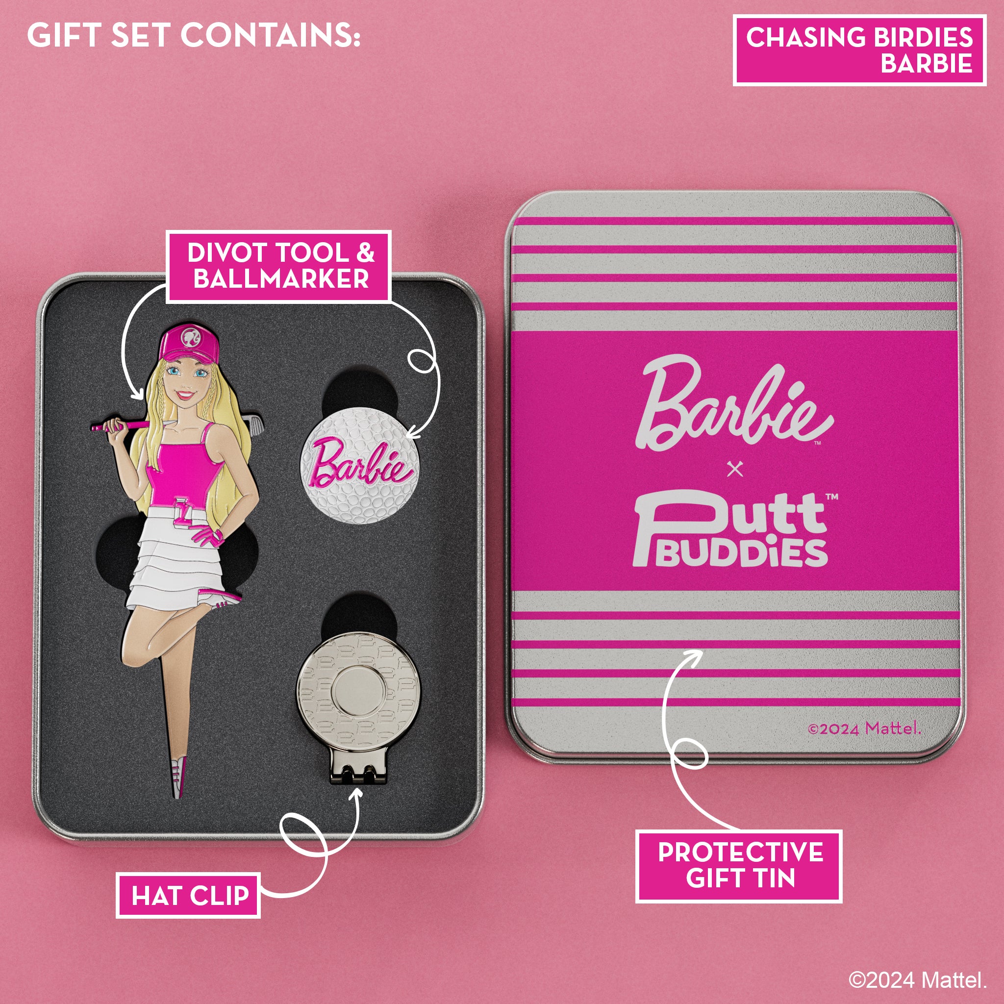 barbie golf divot tool and ball marker