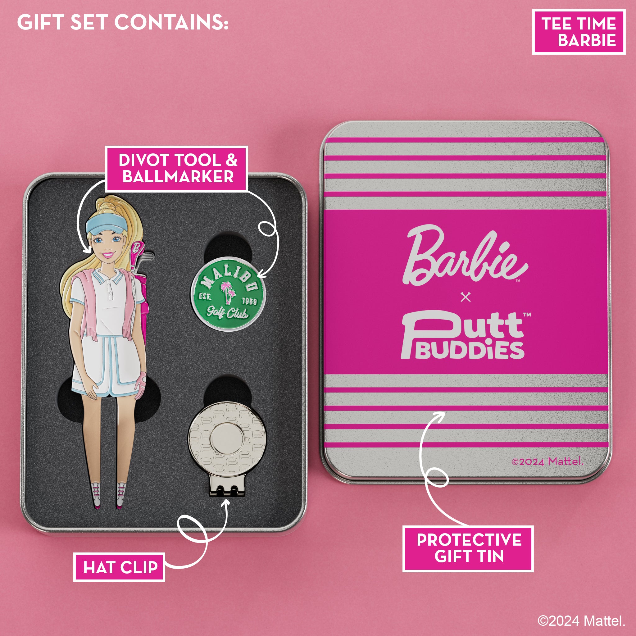 puttbuddies barbie golf divot tools
