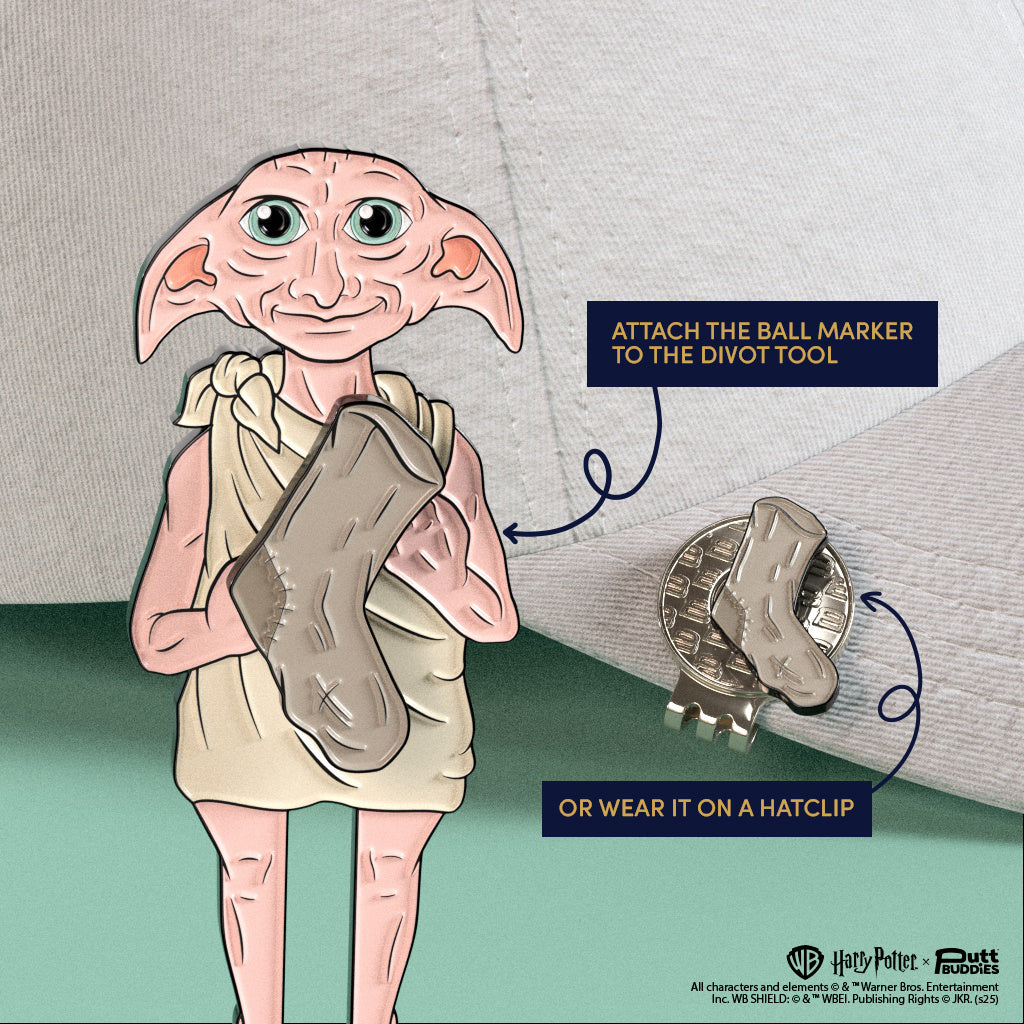 Harry Potter™ x PuttBuddies - Dobby Divot Tool w/ sock ball marker