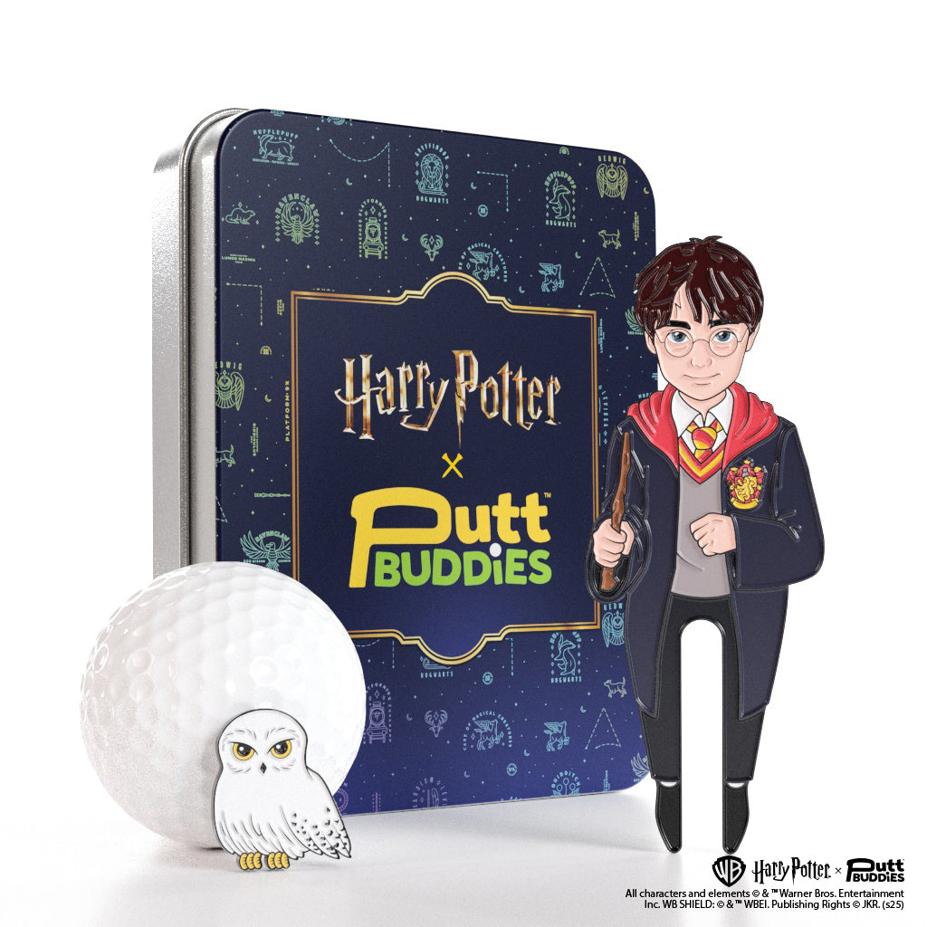Harry Potter™ x PuttBuddies - Harry divot tool with Hedwig ball marker