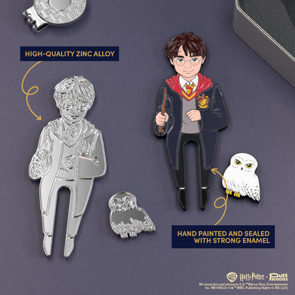 Harry Potter™ x PuttBuddies - Harry divot tool with Hedwig ball marker