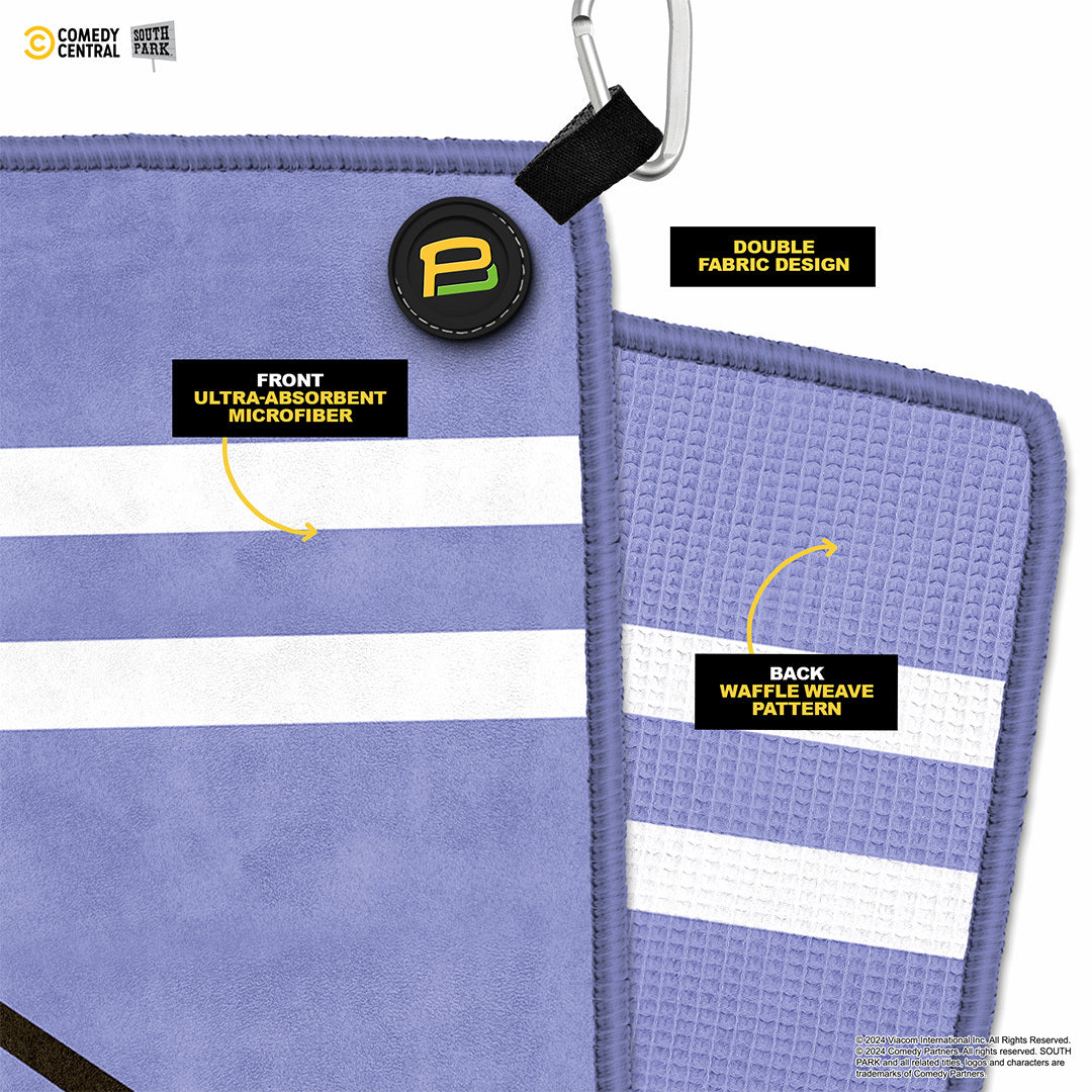 MAGNETIC Towelie 24" x 16" Golf Towel, Double Sided