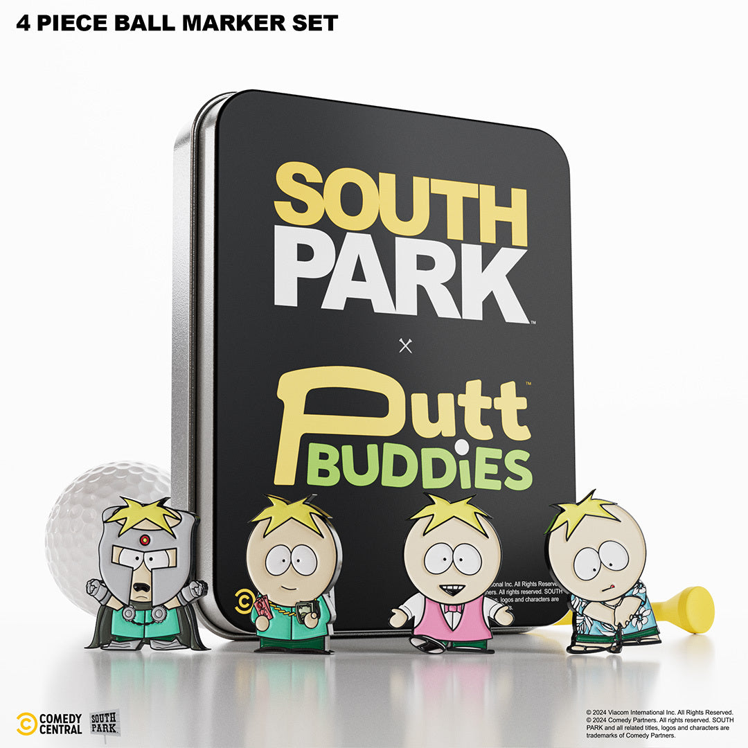 Butters - 4 Piece Ball Marker Set w/ Hat Clip