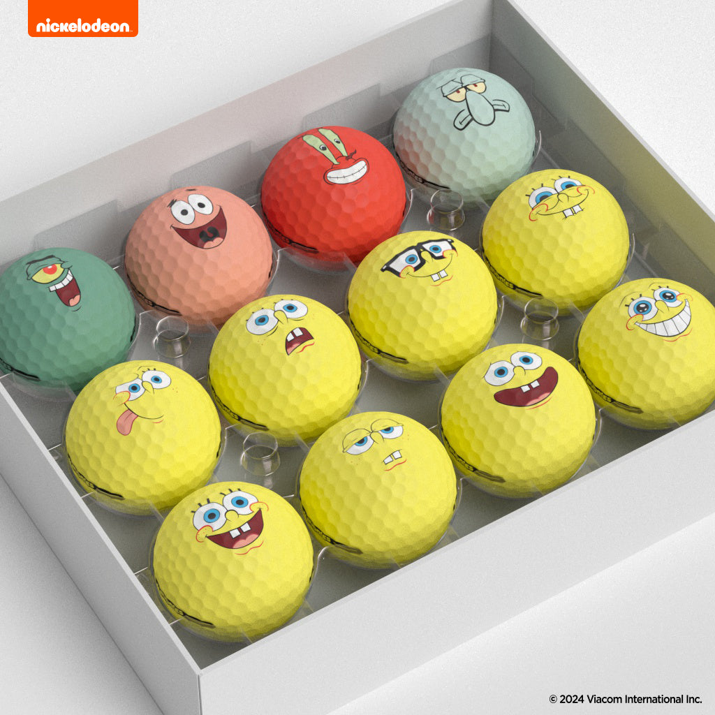 Spongebob Squarepants Golf Balls - 12 Pack