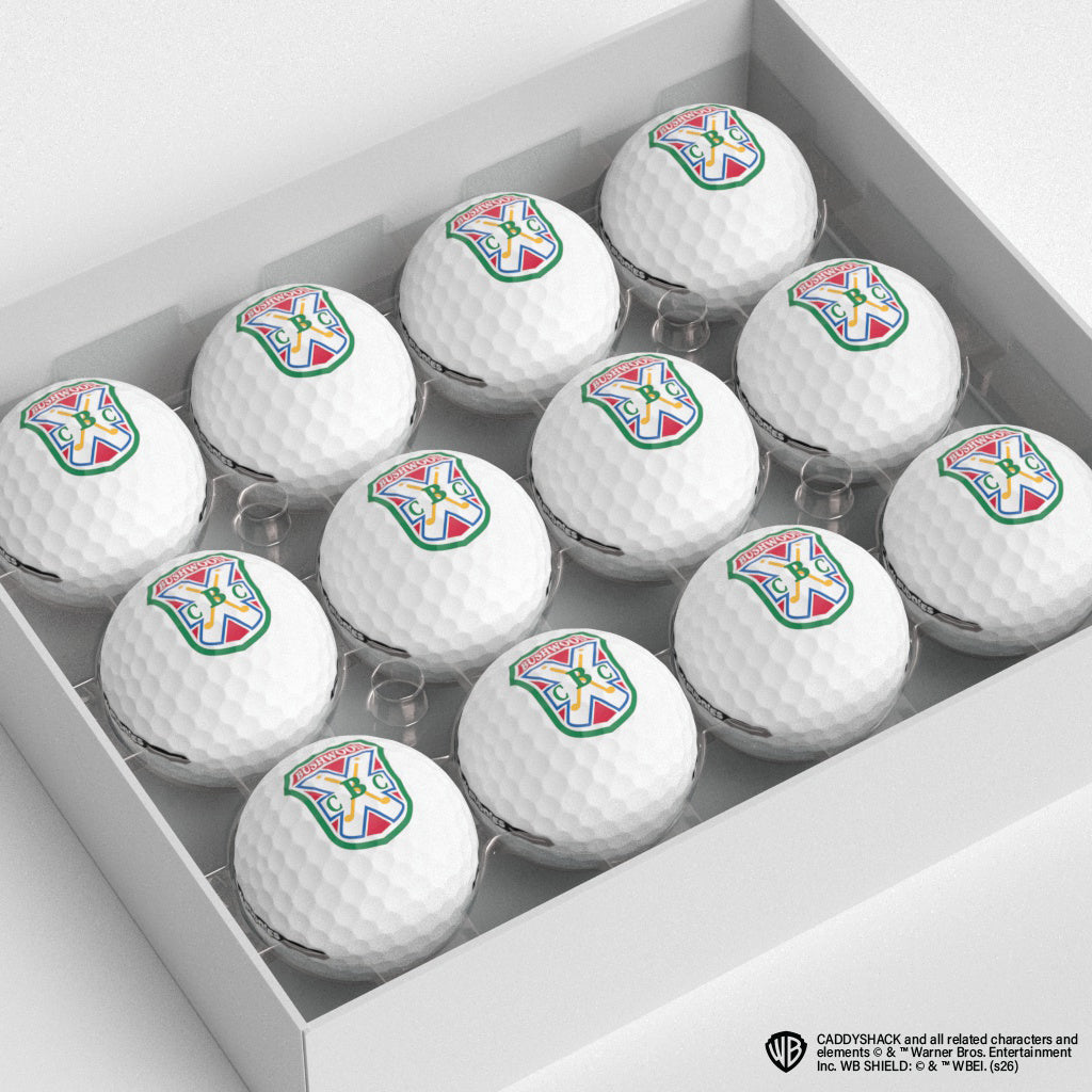 Caddyshack Bushwood Country Club Golf Balls - 12 Pack