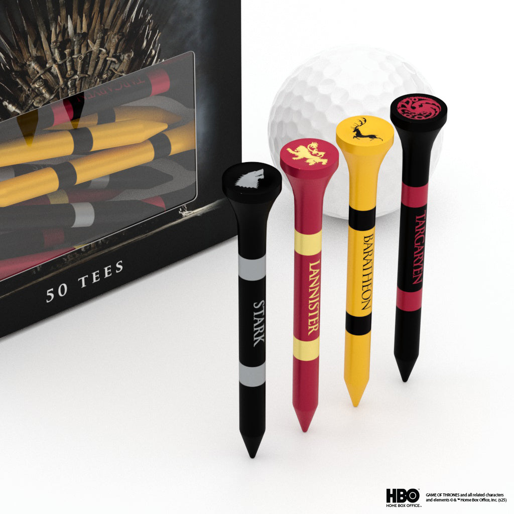 Game of Thrones - House Crest Golf Tees - Pack of 50 - 2.75"