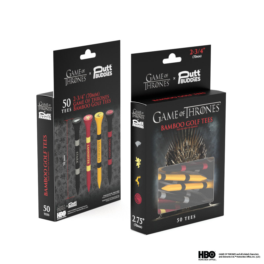 Game of Thrones - House Crest Golf Tees - Pack of 50 - 2.75"