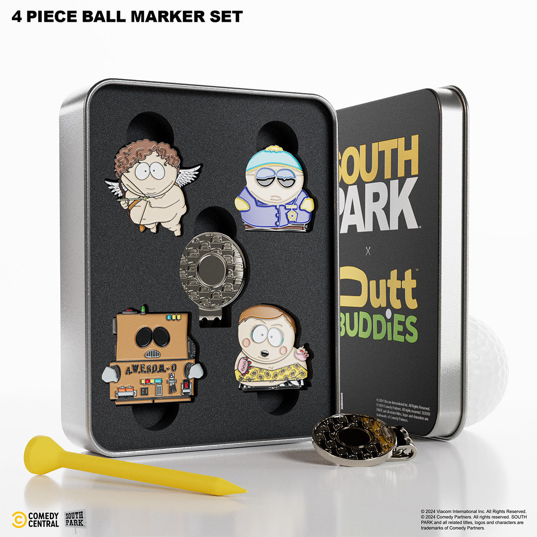 Cartman 4 Piece Ball Marker Set w/ Hat Clip