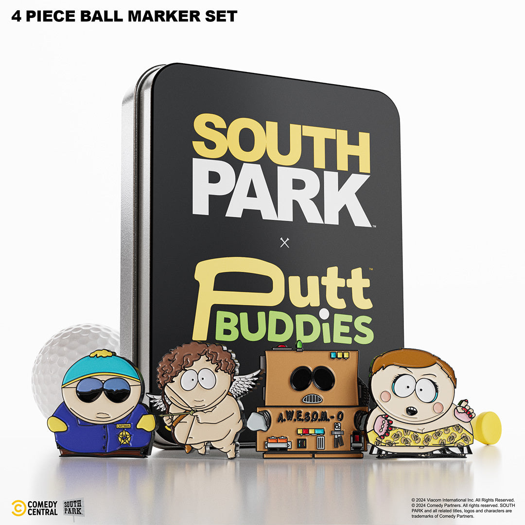 Cartman 4 Piece Ball Marker Set w/ Hat Clip