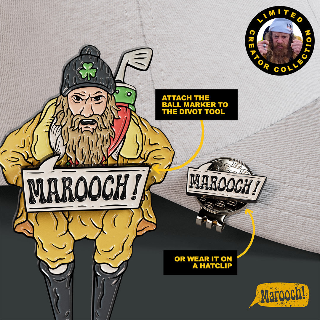 LTD: Marooch! x PuttBuddies divot tool & ball marker