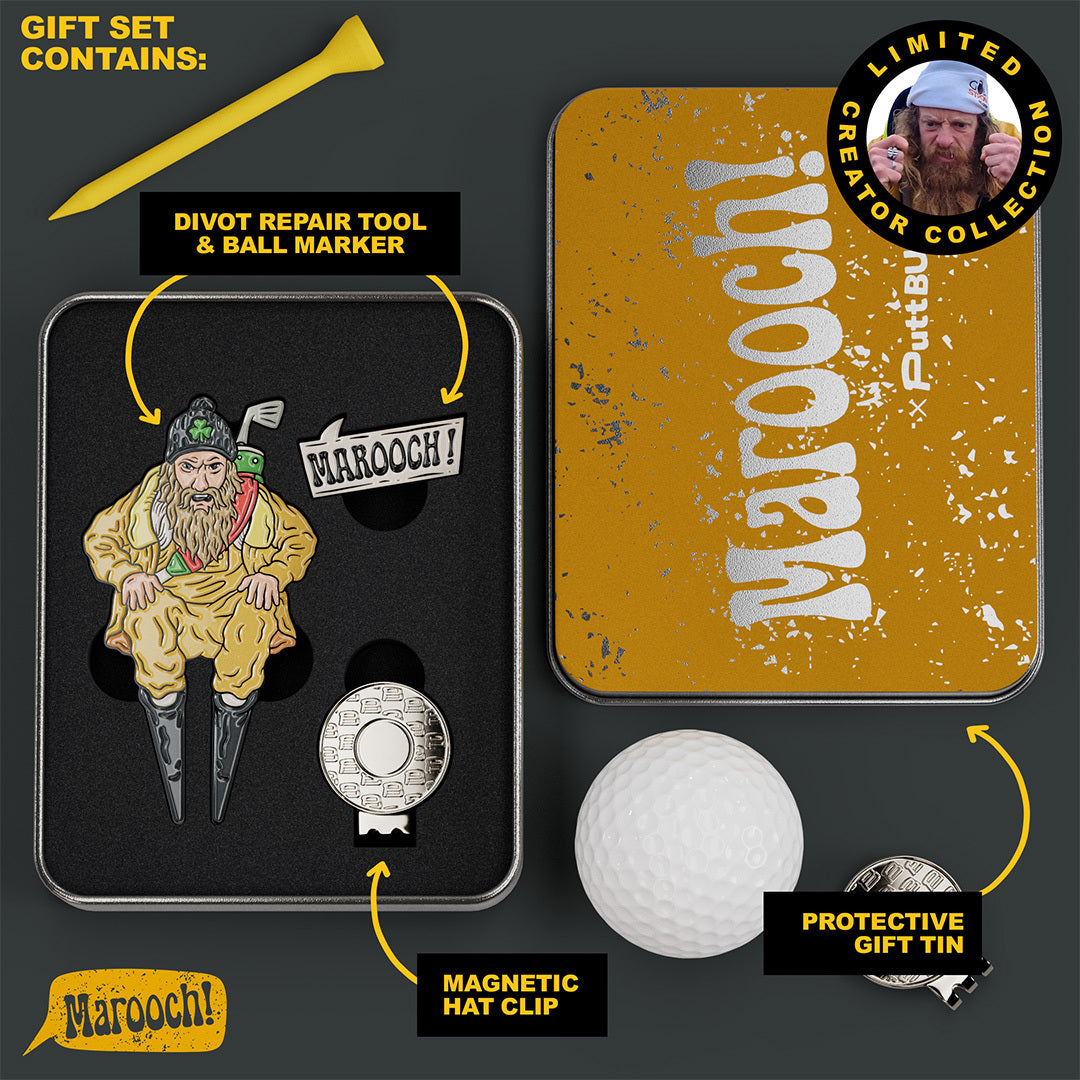 LTD: Marooch! x PuttBuddies divot tool & ball marker