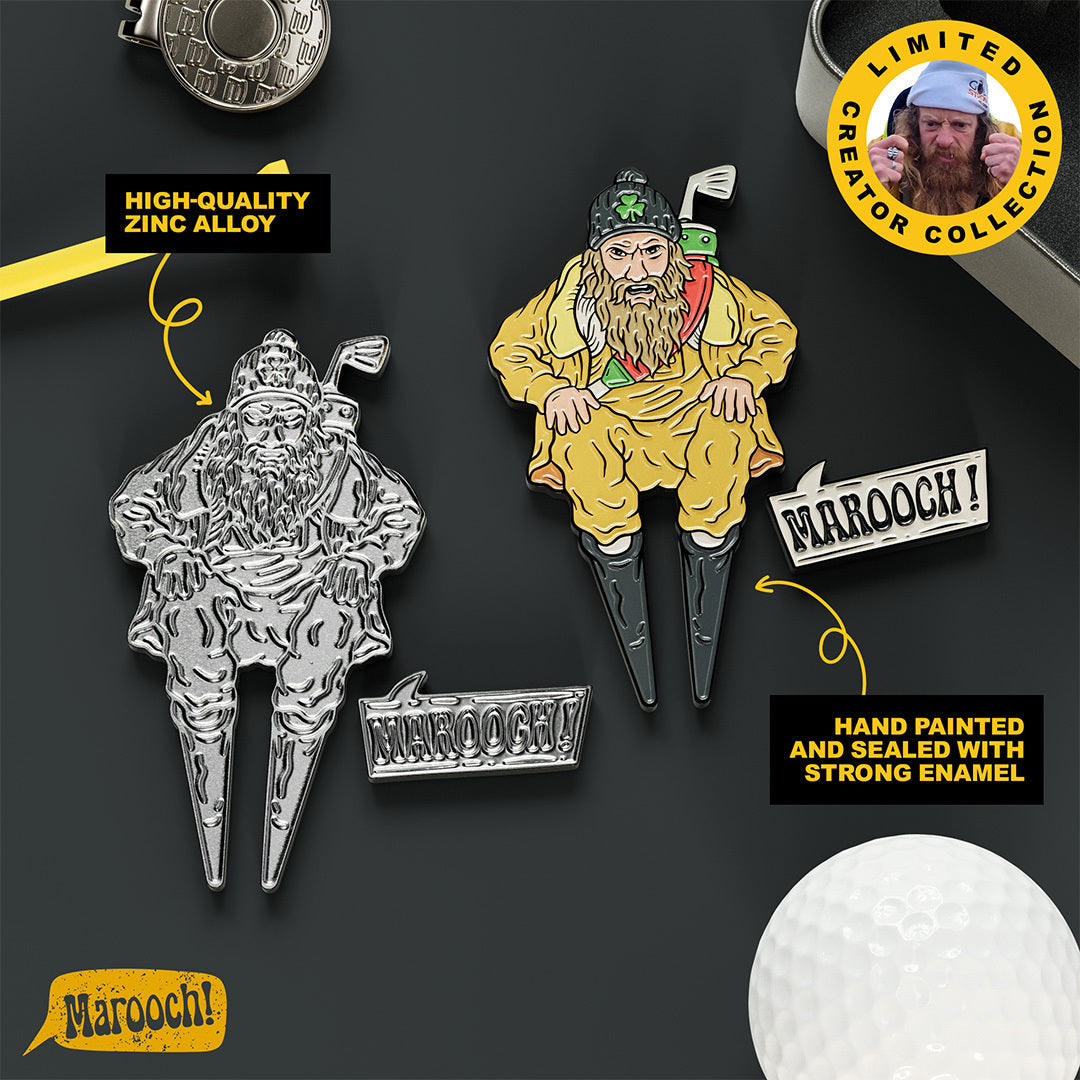 LTD: Marooch! x PuttBuddies divot tool & ball marker