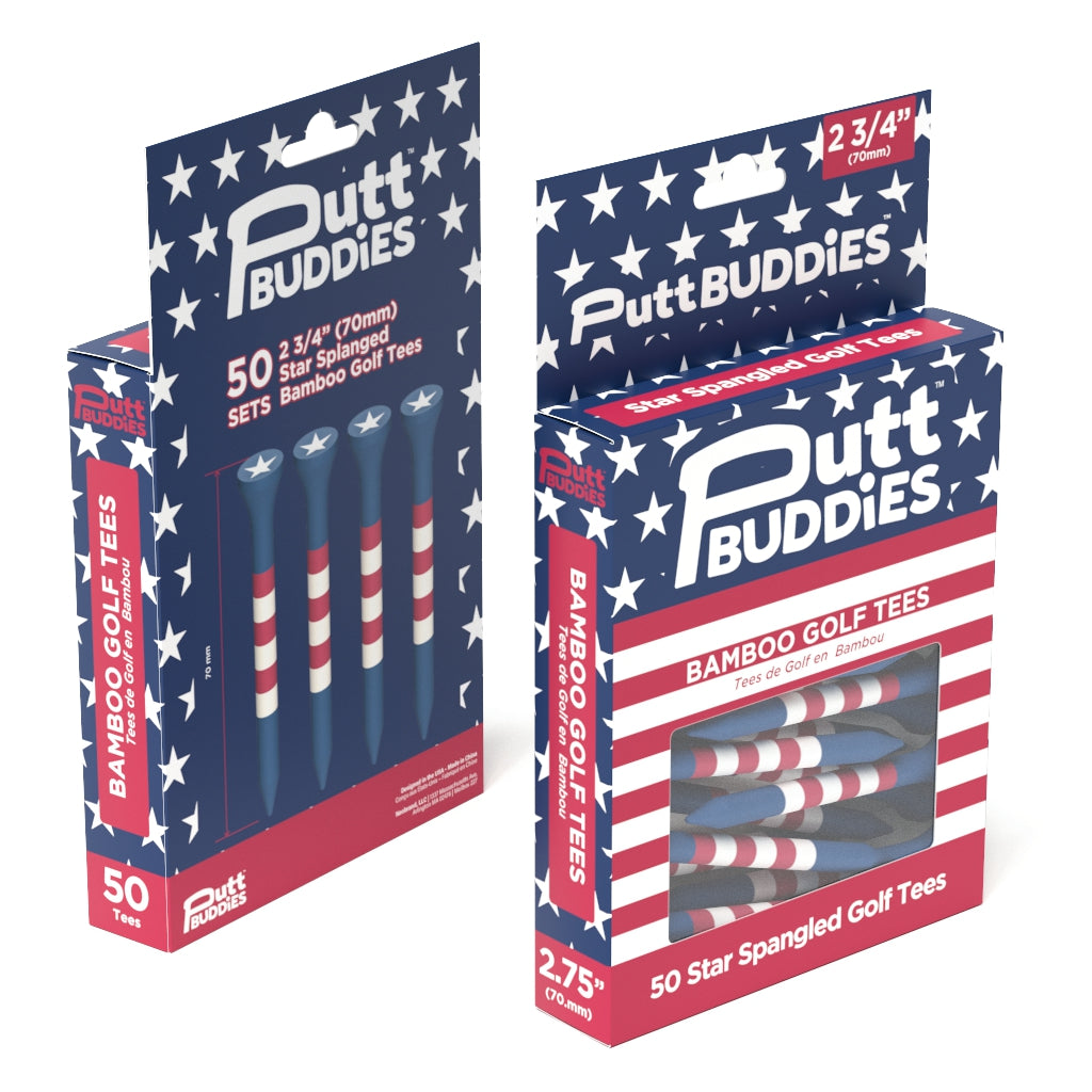 Americana Golf Tees - Pack of 50 - 2.75"